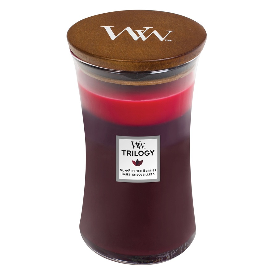 WoodWick Trilogy Sun-Ripened Berries Świeczki 1134 g