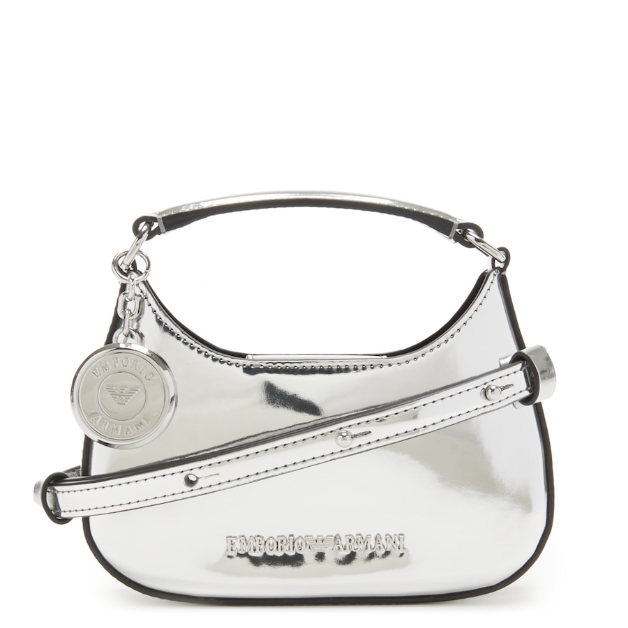 Emporio Armani Torebka Emporio Armani srebrny - poliester Torby na ramię 1 ct Damski