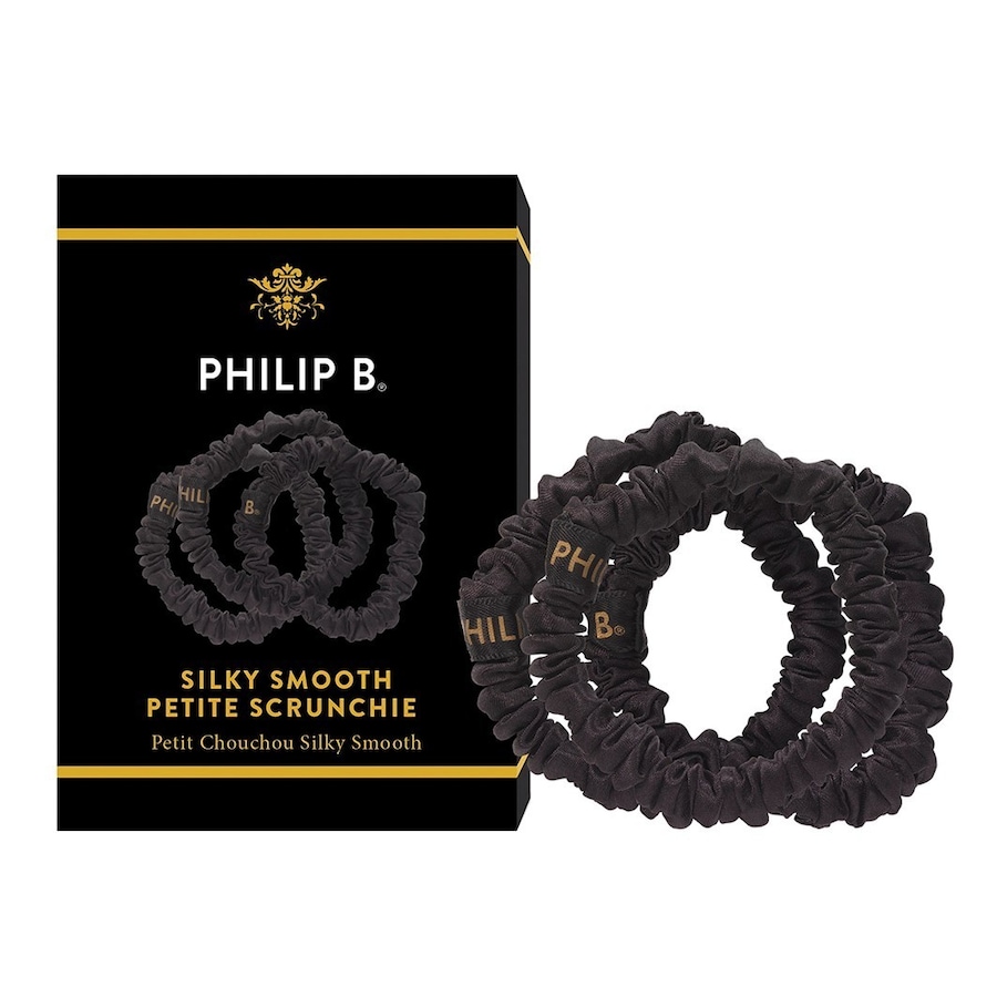 Philip B. Petite Black Scrunchie Gumki do włosów 1 ct