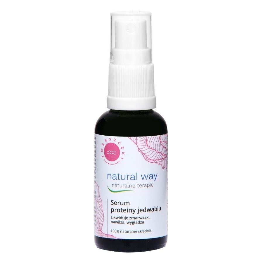 Natural Way Serum do twarzy proteiny jedwabiu Serum przeciwzmarszczkowe 30 ml