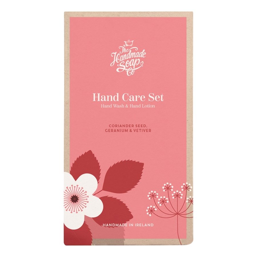 The Handmade Soap Zestaw upominkowy z mydłem i balsamem do rąk Zestawy do pielęgnacji dłoni i paznokci 1 ct