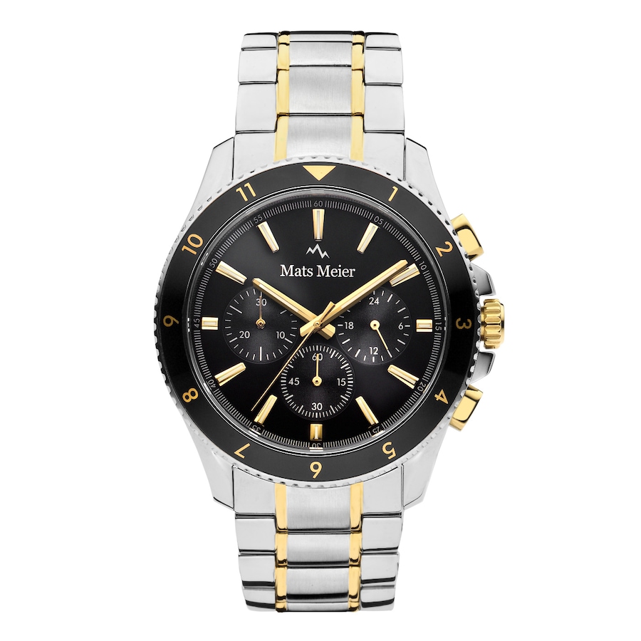 Mats Meier Mężczyźnizegarek Mats Meier Ponte Dei Salti złoto i srebrny - stal nierdzewna Zegarki męskie 1 ct Męskie