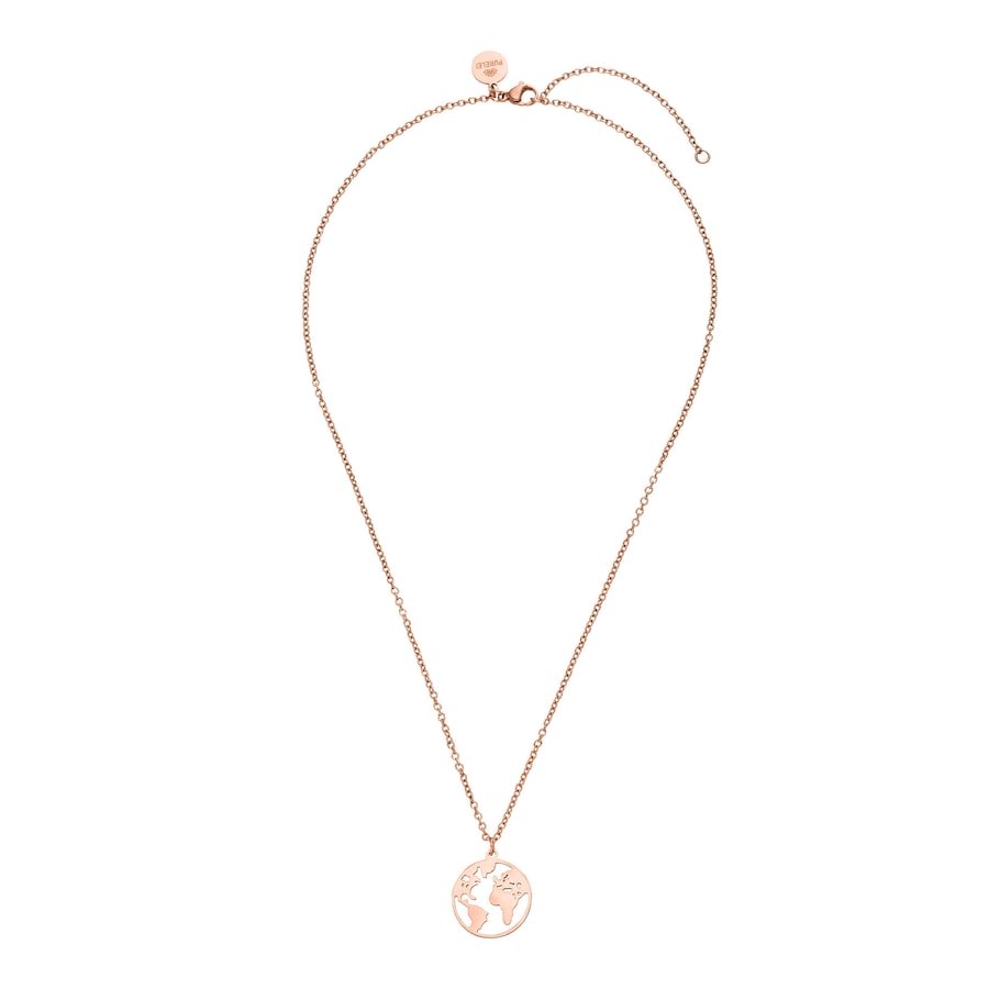 Purelei Purelei Naszyjnik World Map Naszyjniki 1 ct Damski