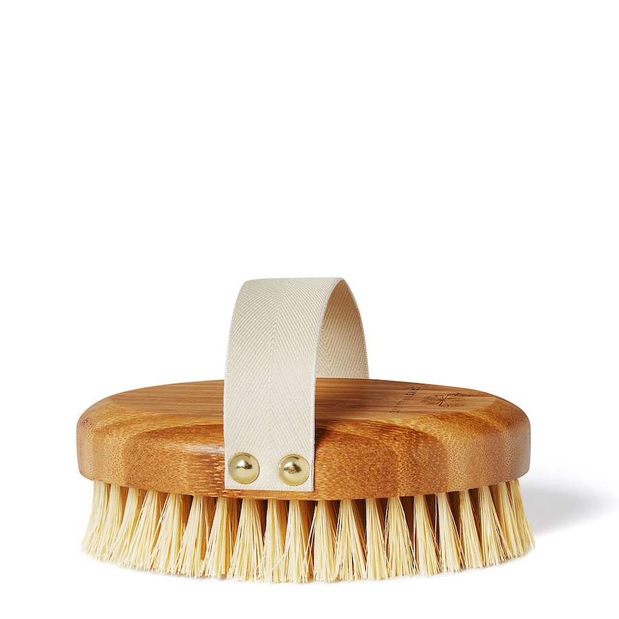 Crystallove Bambusowa szczotka z agawy do masażu na sucho Akcesoria do pielęgnacji 1 ct