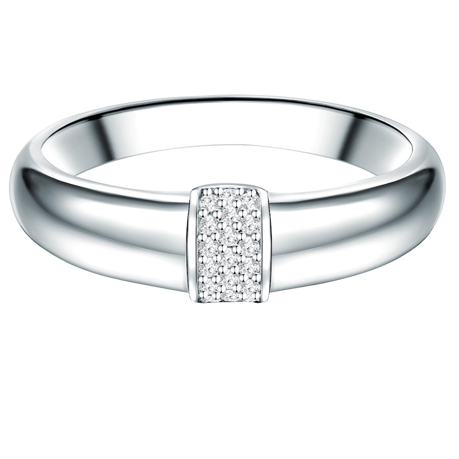 Trilani Srebrny pierścionek srebro wysokiej próby Cyrkonia srebrny Pierścionki 1 ct Damski