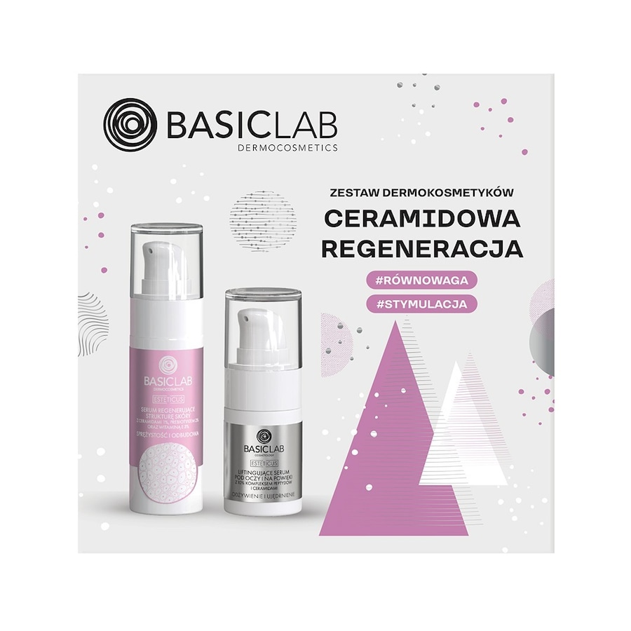 BasicLab ZESTAW REGENERUJĄCY Z CERAMIDAMI Kremy przeciwzmarszczkowe 1 ct