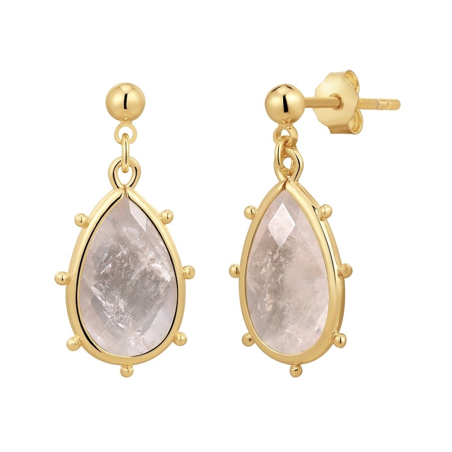 Yokoamii Kolczyki Mosiadz Żółte złoto 1 ct Damski