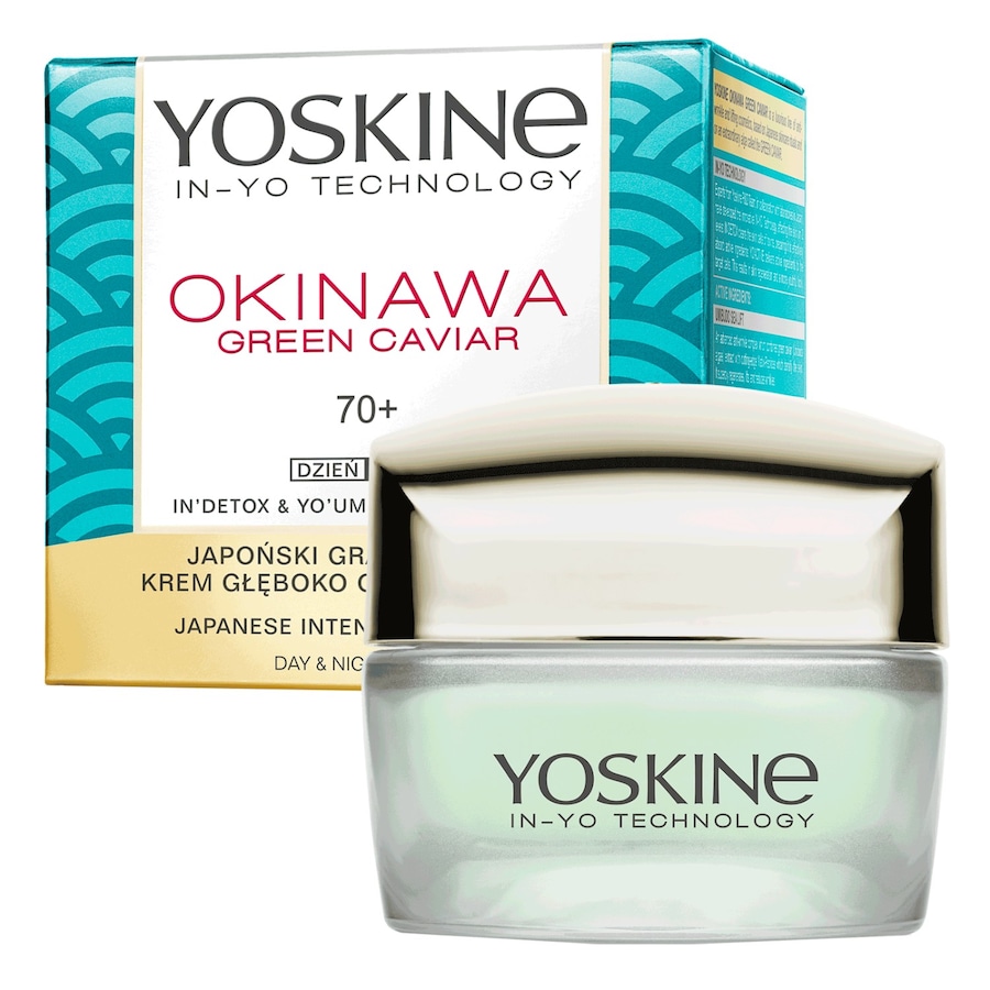 Yoskine Yoskine Okinawa Green Caviar, krem na dzień i na noc 70+, 50 ml Kremy do twarzy 30 ml Damski
