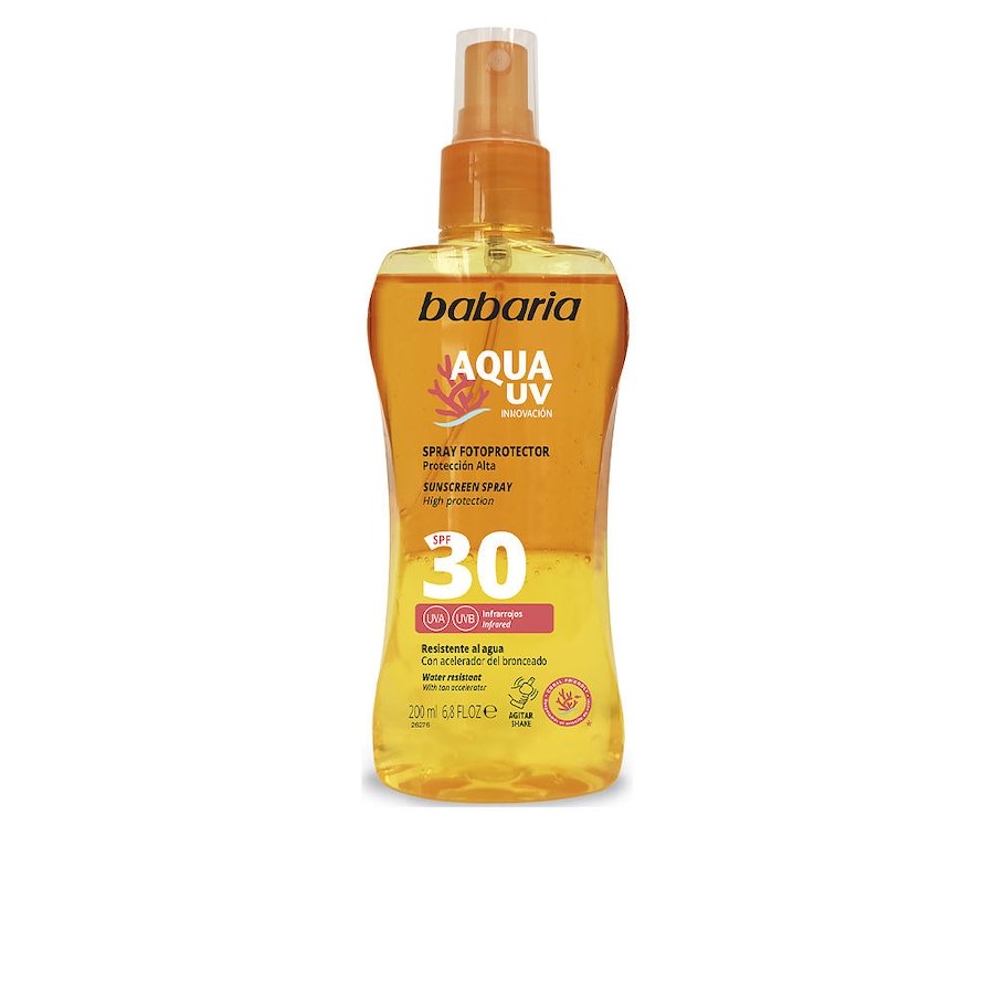 Babaria SOLAR AQUA UV SPF30 dwufazowy Ochrona przeciwsłoneczna 200 ml Damski
