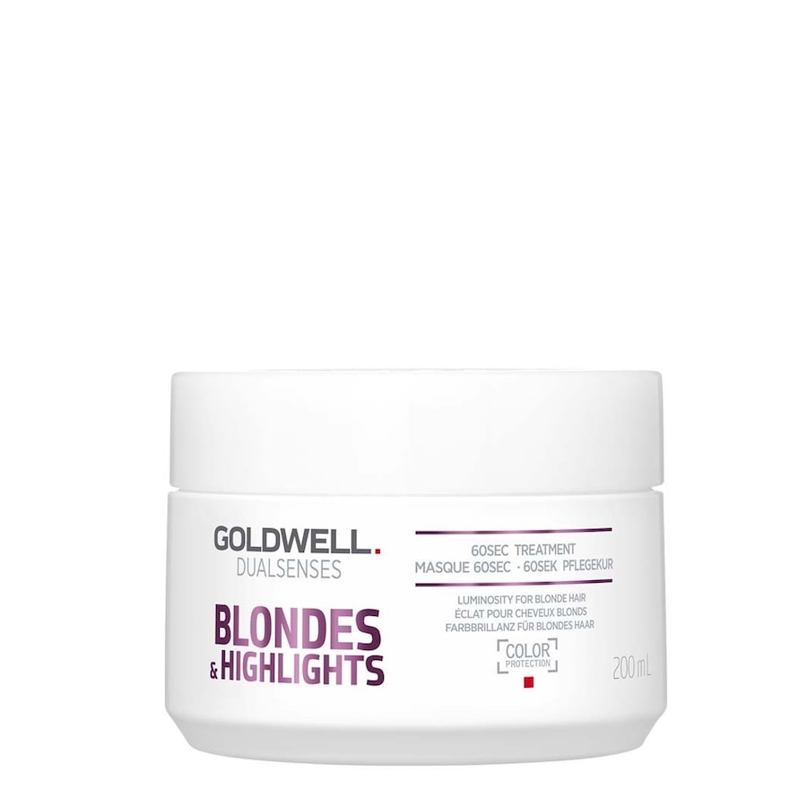 Goldwell 60 sekundowa kuracja neutralizująca Goldwell Dualsenses Blondes & Highlights Maski do włosów 200 ml
