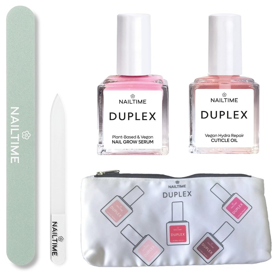 NAILTIME DUPLEX NAIL RESTORING SET Odżywki do paznokci 1 ct 5 pieces
