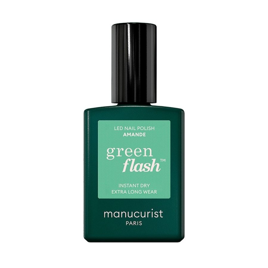 manucurist green flash Flash Instant Dry Extra Long Wear Lakiery do paznokci 15 ml Amande