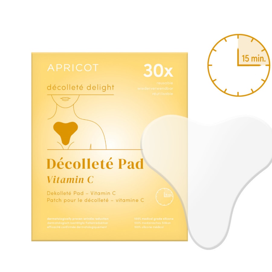 Apricot Dekolleté Pad Vitamin C Maseczki przeciwzmarszczkowe 1 ct