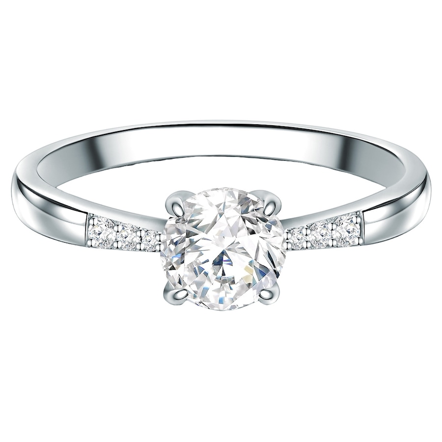 Trilani Srebrny pierścionek srebro wysokiej próby Cyrkonia srebrny Pierścionki 1 ct Damski