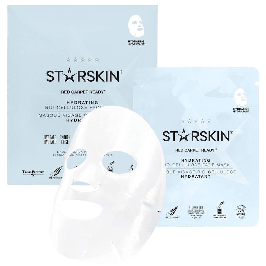 STARSKIN ® Coconut Bio-Cellulose Second Skin Face Maseczki nawilżające 30 ml