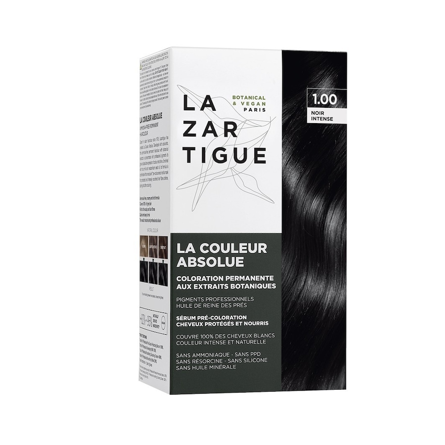 Lazartigue DARK CHESTNUT 3.0 Farby do włosów 60 ml Czarny