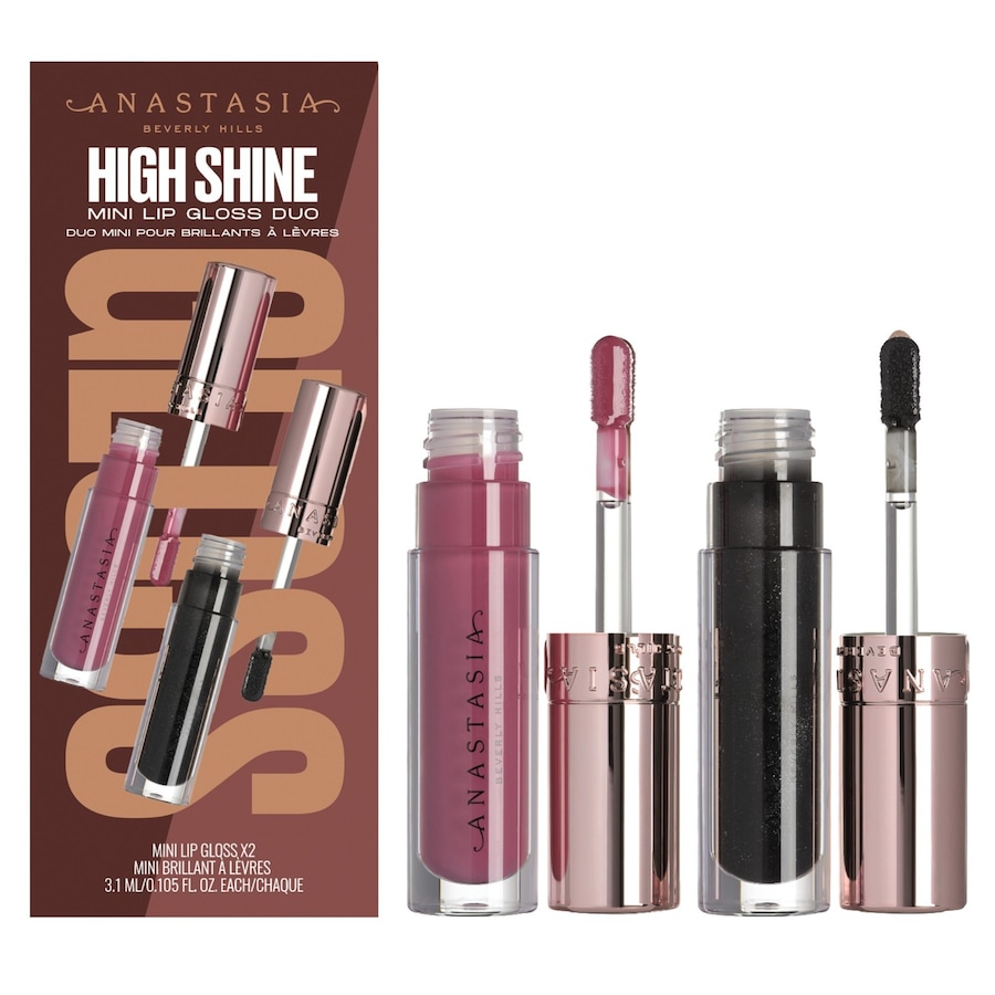 Anastasia Beverly Hills HIGH-SHINE Mini Lip Gloss Duo Zestawy do makijażu ust 3,1 ml