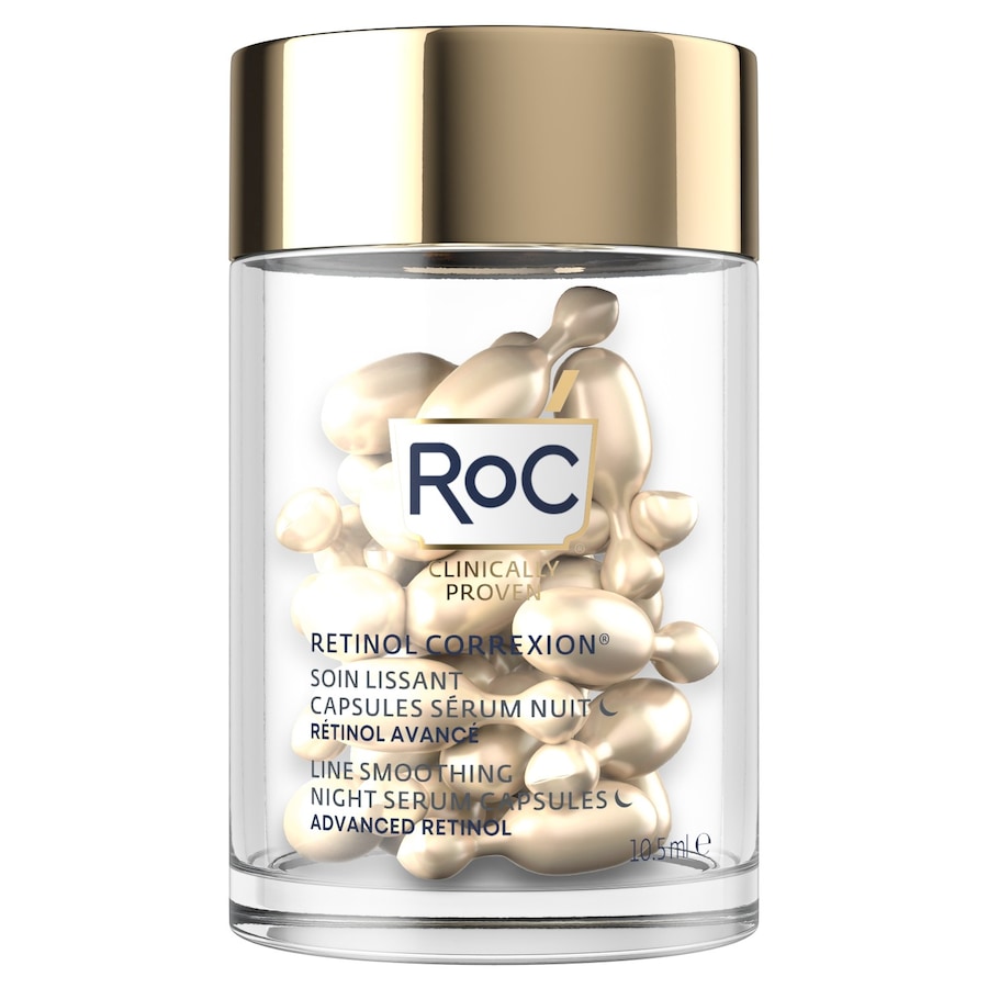RoC Retinol Correxion Line Smoothing Night 30 Capsules Serum nawilżające 1 ct