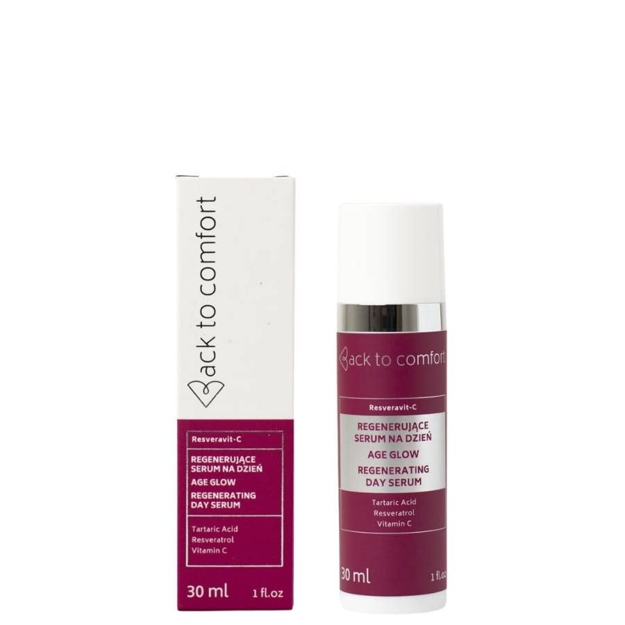 Back to comfort Resveravit-C Regenerujące serum na dzień AGE GLOW Serum nawilżające 30 ml Damski