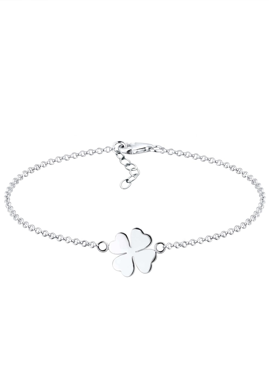 Elli Damski wisiorek koniczynka symbol szczęścia w srebrze próby 925 Sterling Silver Bransoletki 1 ct