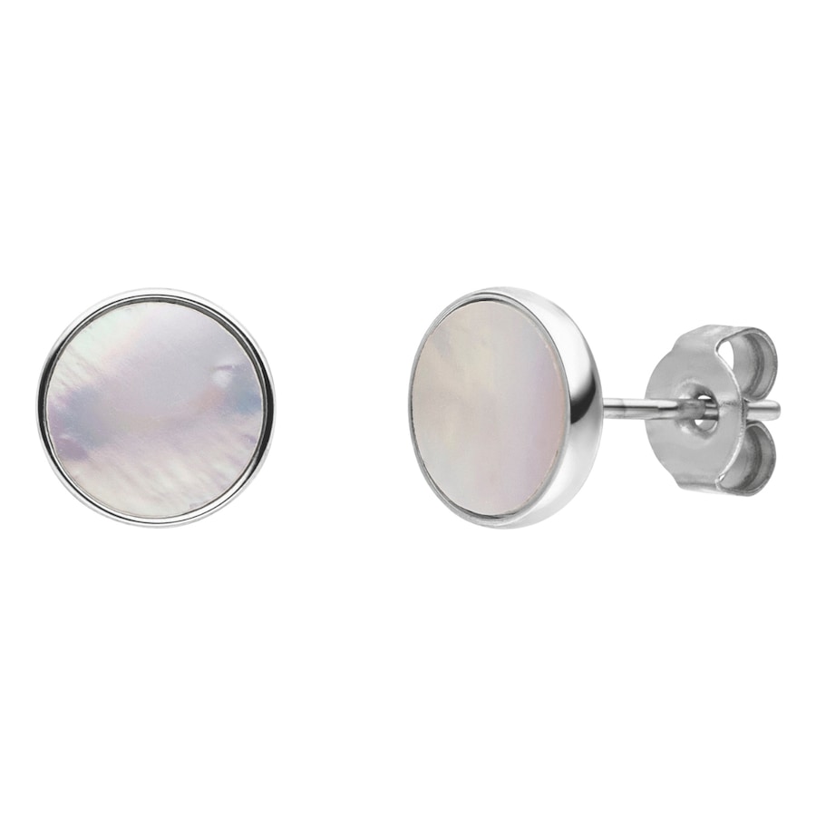 Purelei Purelei Kolczyki White Gloss 1 ct Damski