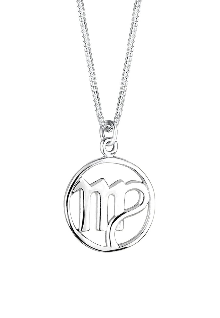 Elli Damski znak zodiaku Panna w srebrze próby 925 Sterling Silver Naszyjniki 1 ct