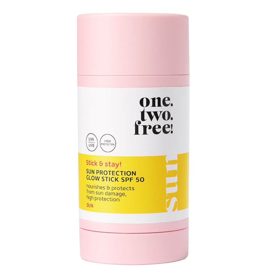one.two.free! SUN PROTECTION GLOW STICK SPF 50 Ochrona przeciwsłoneczna 20 g