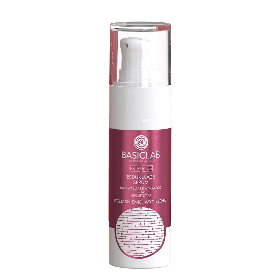 BasicLab BasicLab Dermocosmetics Redukujące serum 10% kwasu azelainowego, BHA, Glicyryzyna, Rozjaśnienie i wyciszenie30 ml Kolagen do twarzy