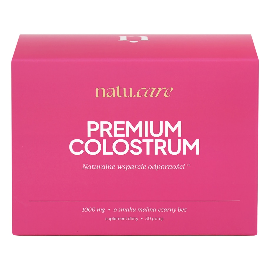 Natu Care Premium colostrum o smaku malina-czarny bez Anti-Aging 30 ct