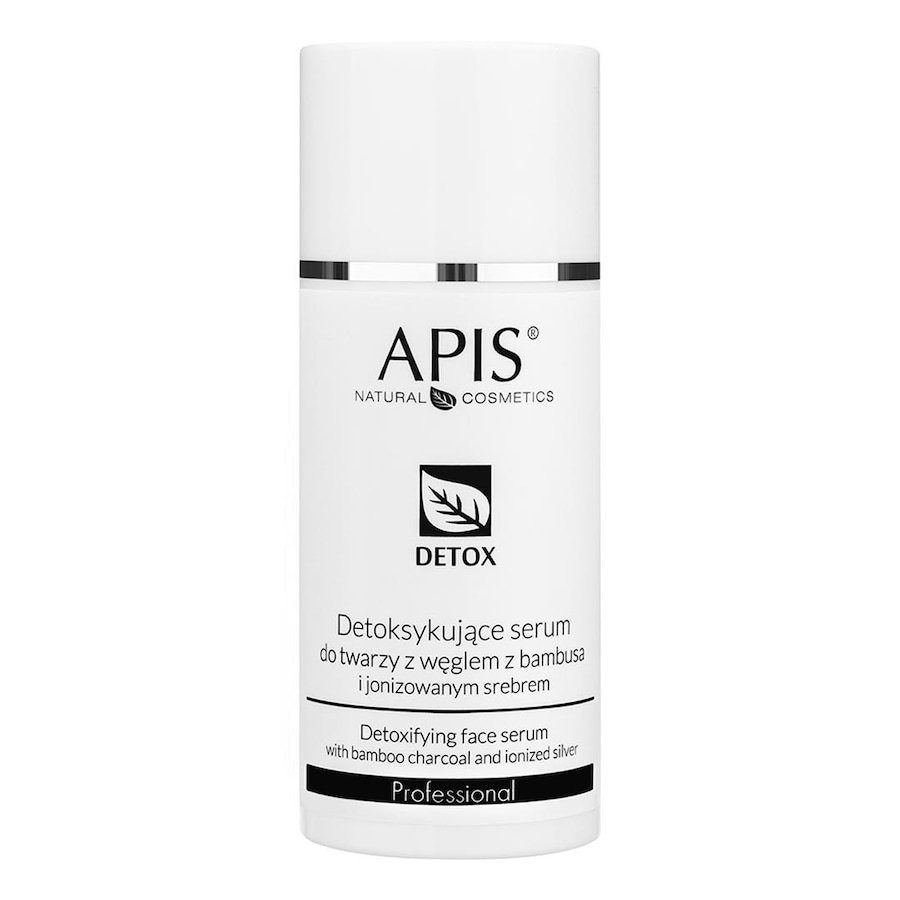 Apis DETOX Detoksykujące serum do twarzy z węglem z bambusa i jonizowanym srebrem / 100 ml Serum nawilżające Damski