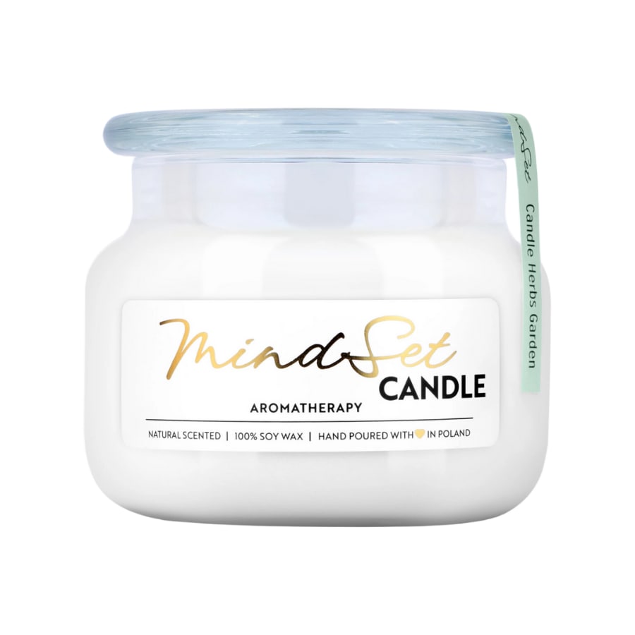 Mindset Cosmetics Świeca zapachowa Herbs Garden Świeczki 450 ml