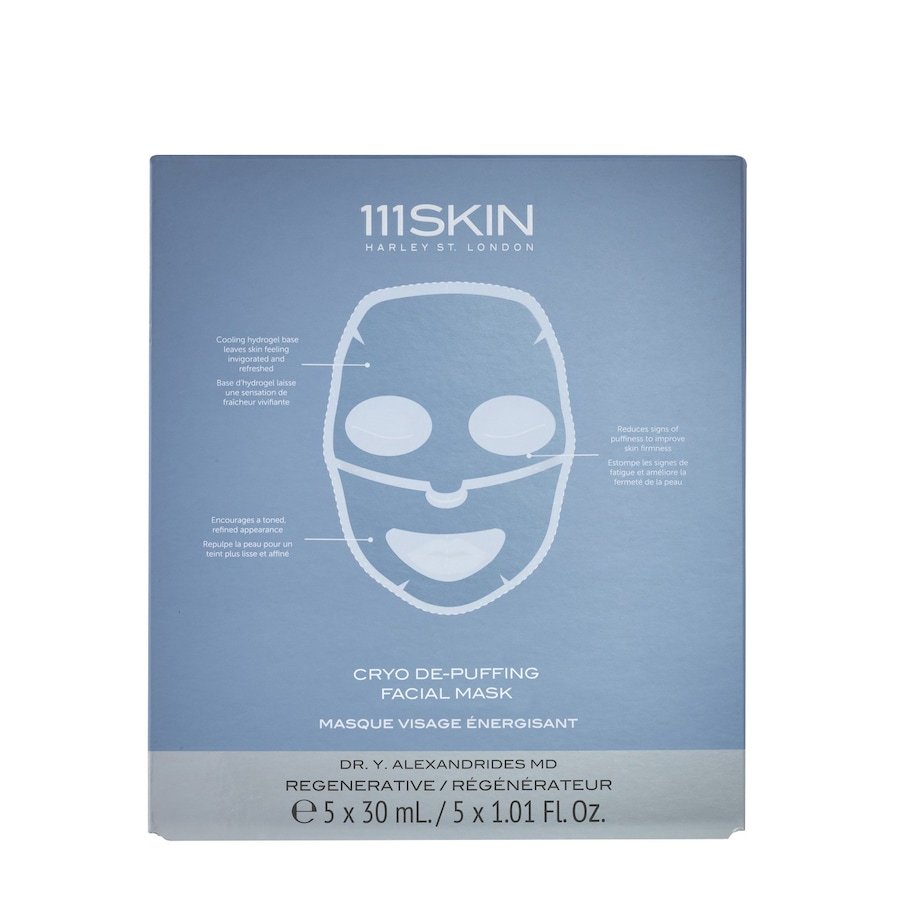 111Skin Cryo De-Puffing Facial Mask Maseczki przeciwzmarszczkowe 150 ml