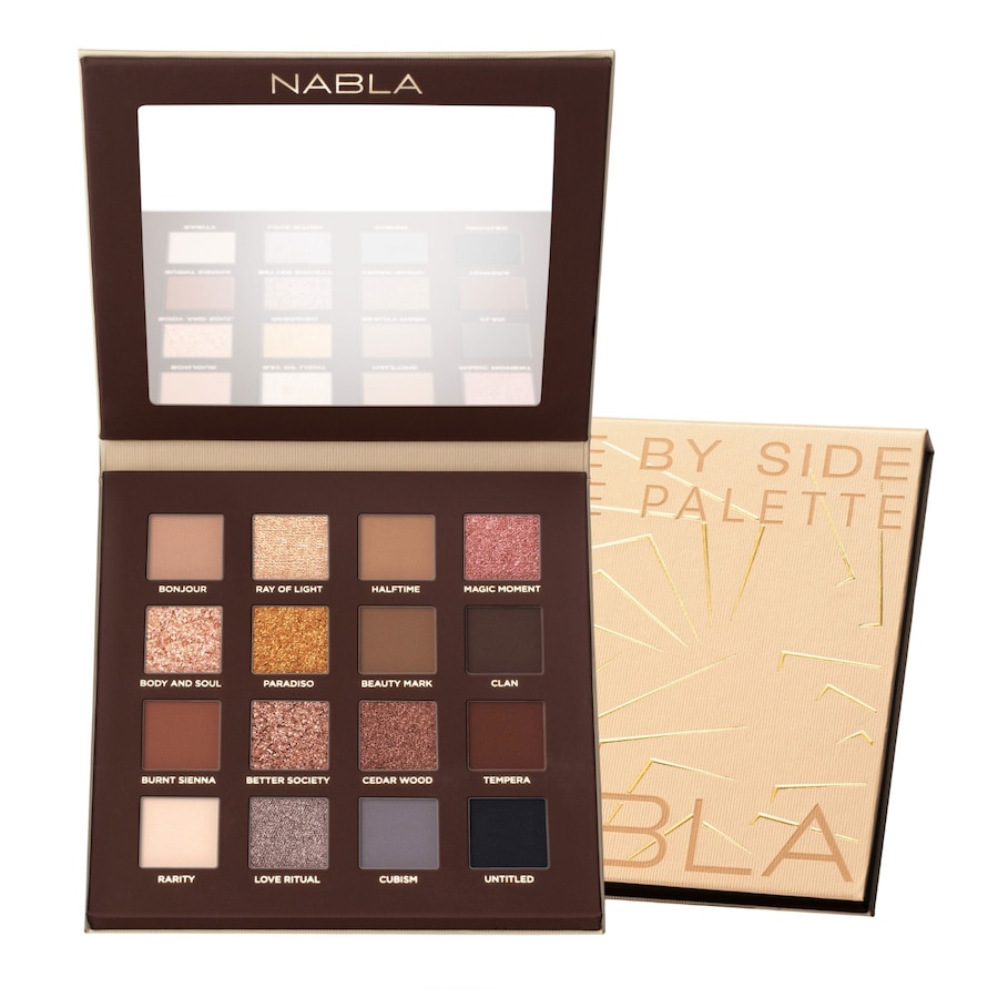 NABLA Side By Side Nude Palette Baby Cienie do powiek 12,2 g