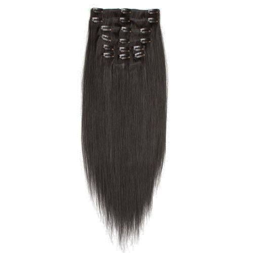 Fashiongirl Fashiongirl Przedłużenie włosów Clip-in #60 Platynowy blond - 65 cm Przedłużanie włosów 1 ct Czarny