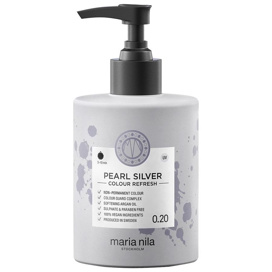 Maria Nila Colour Refresh Pearl Silver 0.20 Tonery do włosów 300 ml Biały