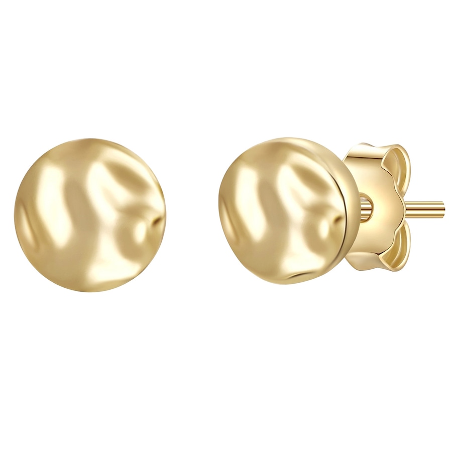 Glanzstücke München Kolczyki Okrag z Srebro wysokiej próby w Żółte złoto 1 ct Damski