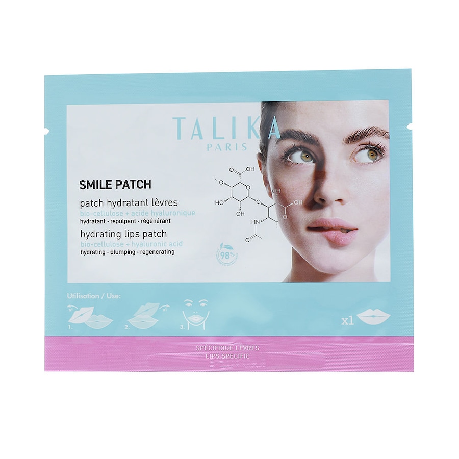 Talika SMILE PATCH nawilżający płatek do ust Maseczki na usta 1 ct Damski