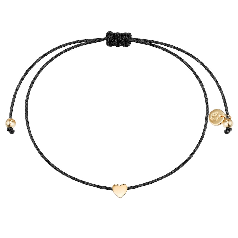 Glanzstücke München Srebrna bransoleta Serce srebro wysokiej próby żółte złoto Bransoletki 1 ct Damski