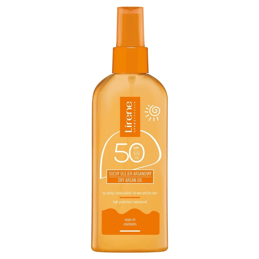 Lirene SUN Suchy olejek arganowy SPF 50 Ochrona przeciwsłoneczna 150 ml