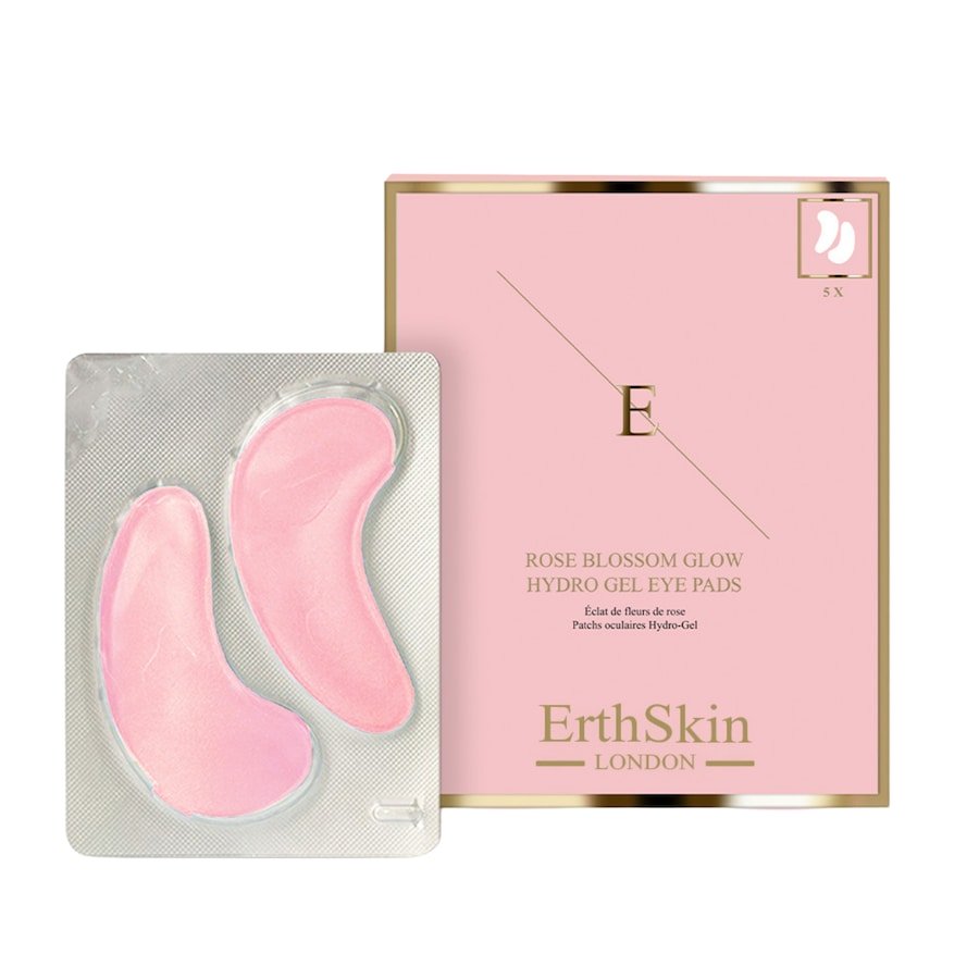 ErthSkin London Płatki pod oczy hydrożelowe Rose Blossom Glow 25 g Damski