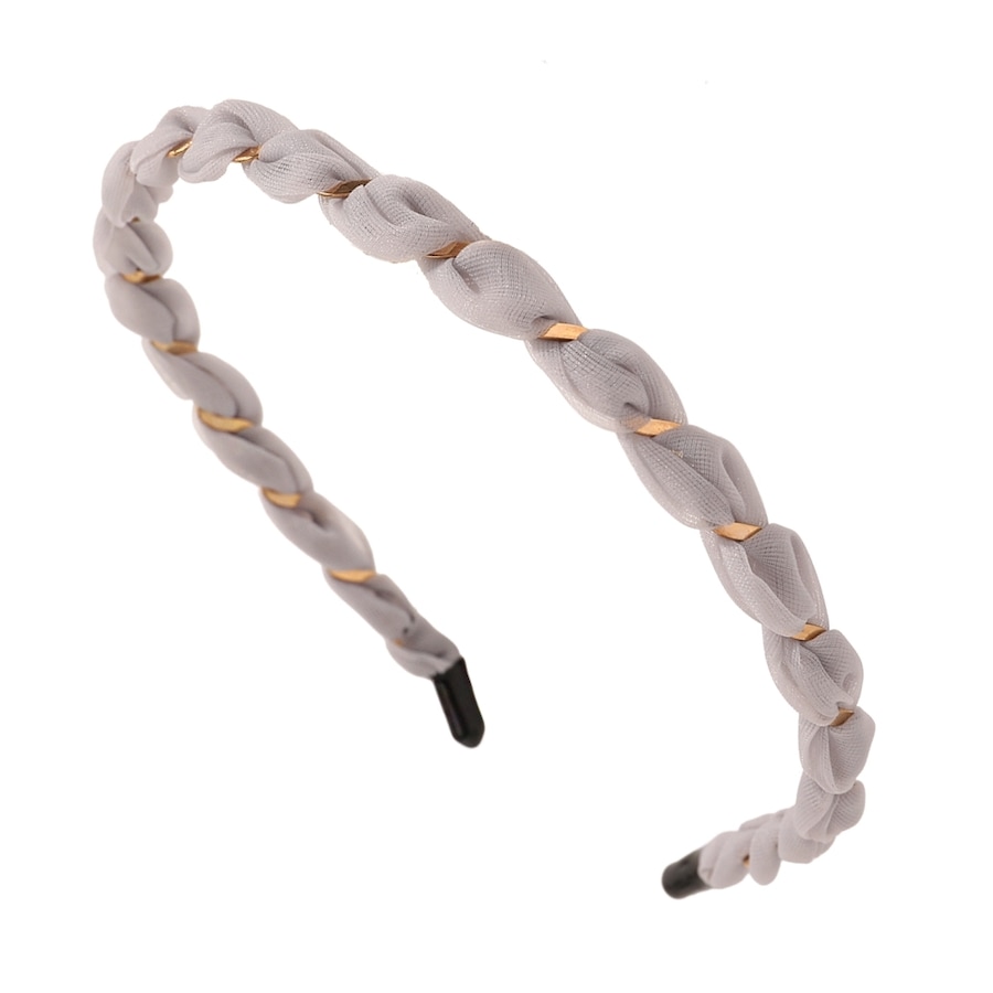 Chris Rubin Chris Rubin Hera opaska do włosów - Pochmurny Opaski do włosów 1 ct Szary Damski