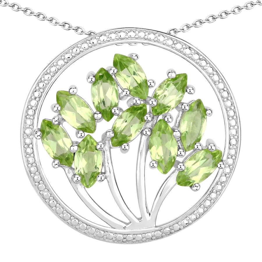 Rafaela Donata Łańcuszek Tree of Life Srebro wysokiej próby Srebrny Naszyjniki 1 ct Damski