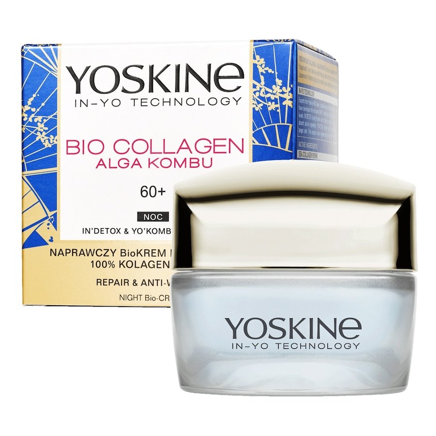 Yoskine Bio Collagen Krem na noc 60+ Kremy przeciwzmarszczkowe 50 ml