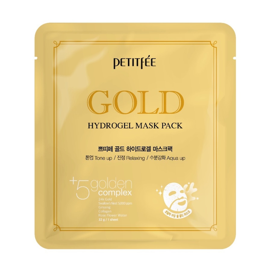 Petitfee GOLD Face Mask Maseczki nawilżające 1 ct