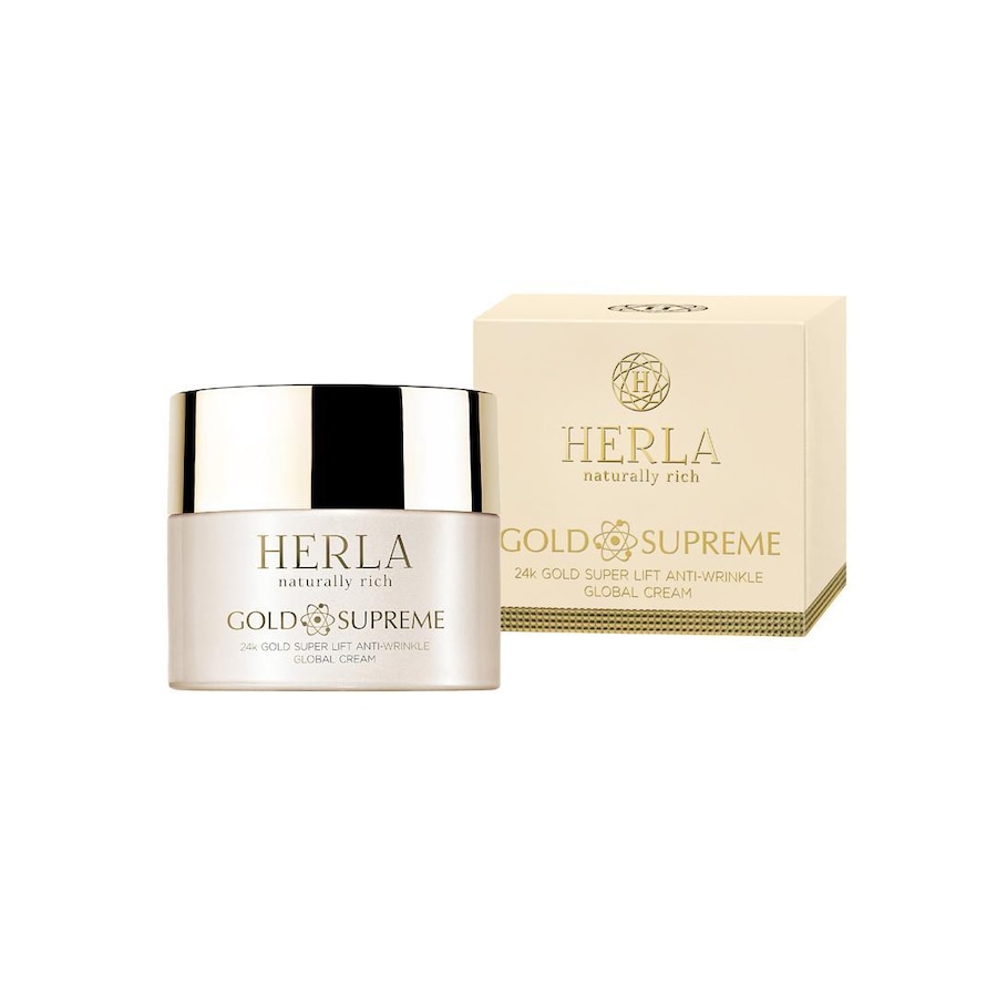 HERLA 24k Gold Super Lift Anti-Wrinkle Global Cream Kremy do twarzy 50 ml