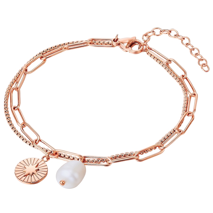 Valero Pearls Stal nierdzewna Perła hodowlana słodkowodna Bransoletki 1 ct Damski