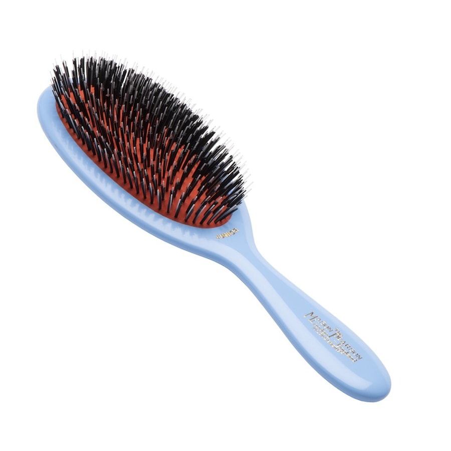 MASON PEARSON JUNIOR BN2 Średnia szczotka do włosów z włosiem mieszanym (dzik+nylon) w kolorze niebieskim Ozdoby do włosów 1 ct