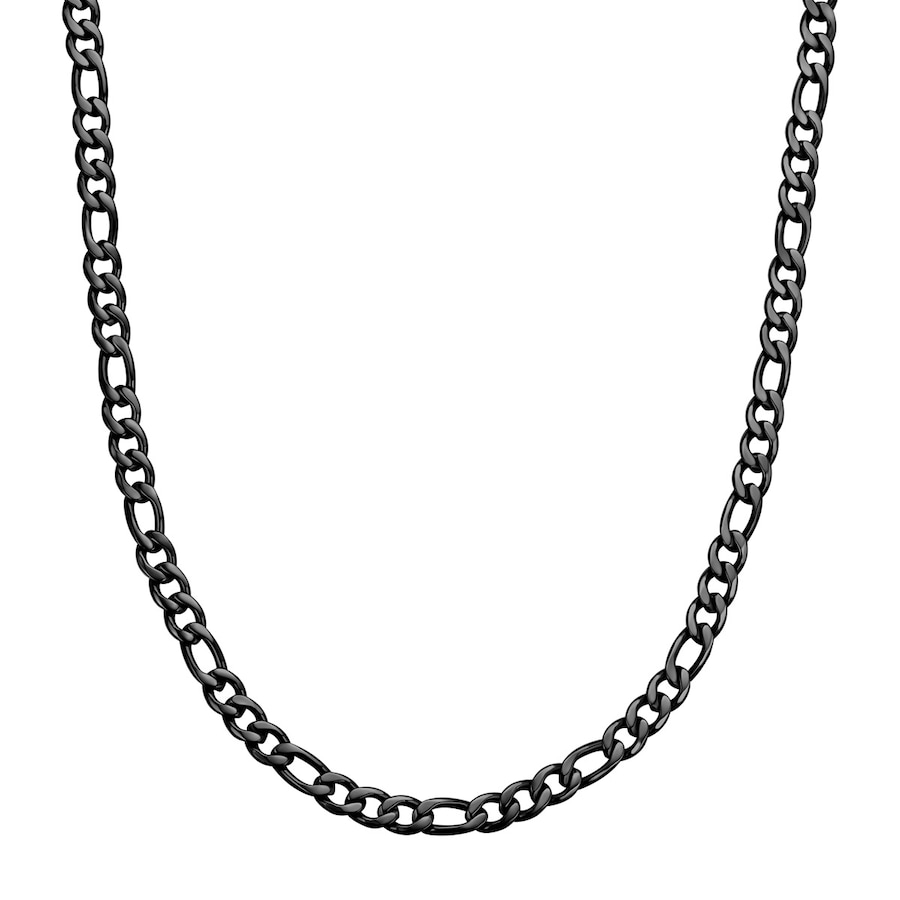 True Rebels Łańcuszek Stal nierdzewna Czarny Biżuteria męska 1 ct Męskie