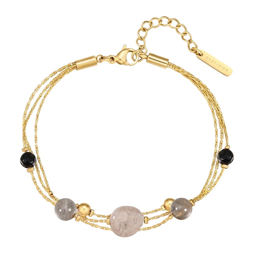 EASTSIDE Bransoletka Stal nierdzewna Żółte złoto Bransoletki 1 ct Damski