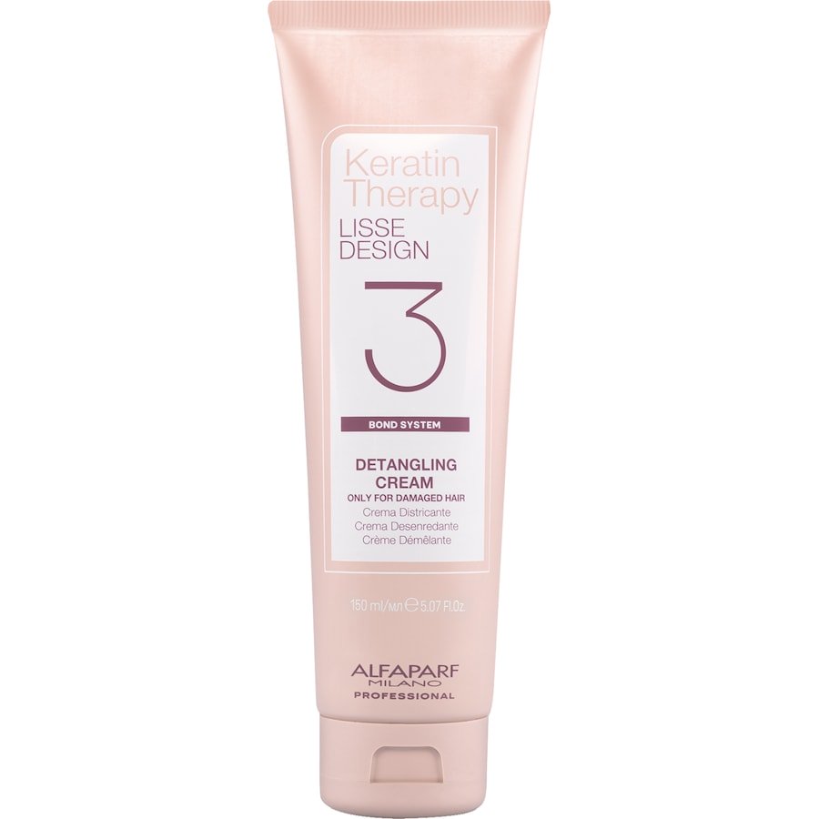 ALFAPARF MILANO Keratin Therapy Lisse Design Detangling Cream Kremy do stylizacji włosów 150 ml Damski